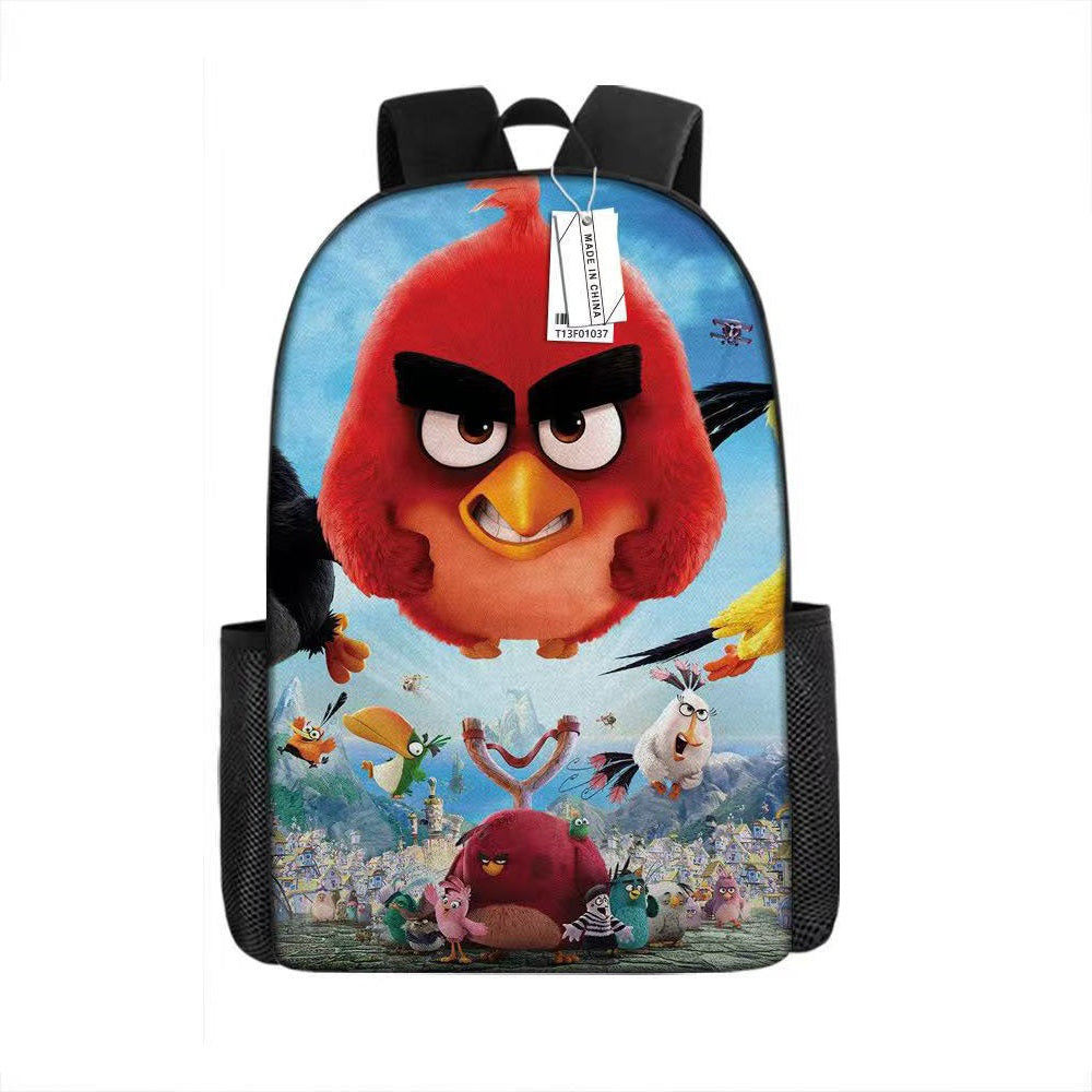 Angry Birds Backpack School Sports Bag