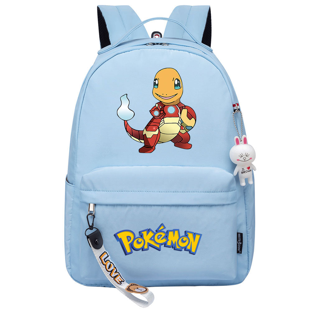Pokemon Charmander Backpack Shoolbag Notebook Bag Gifts for Kids Students