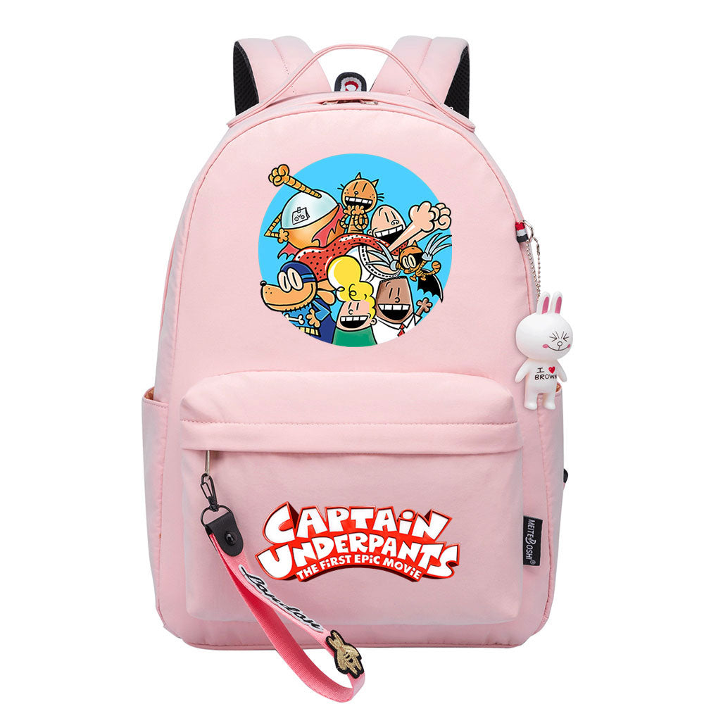 Captain Underpants Backpack Shoolbag Notebook Bag Gifts for Kids Students