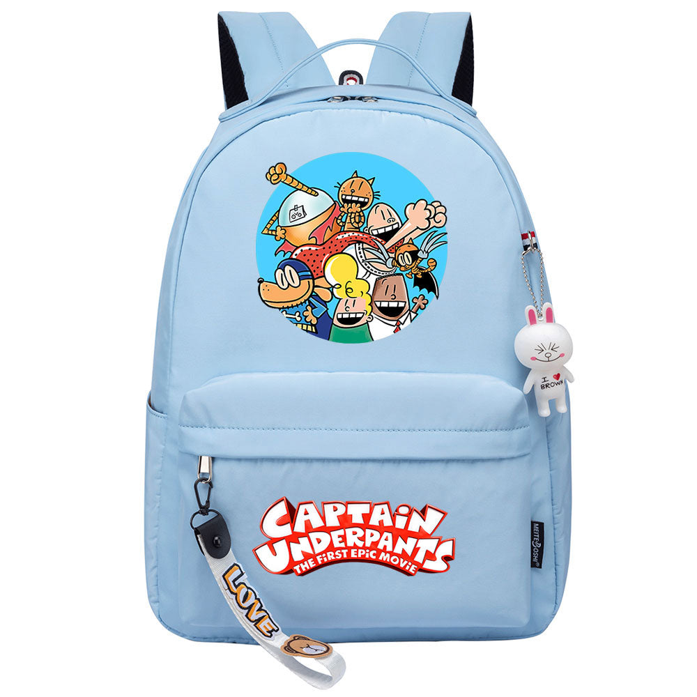 Captain Underpants Backpack Shoolbag Notebook Bag Gifts for Kids Students