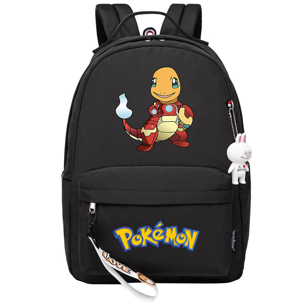 Pokemon Charmander Backpack Shoolbag Notebook Bag Gifts for Kids Students