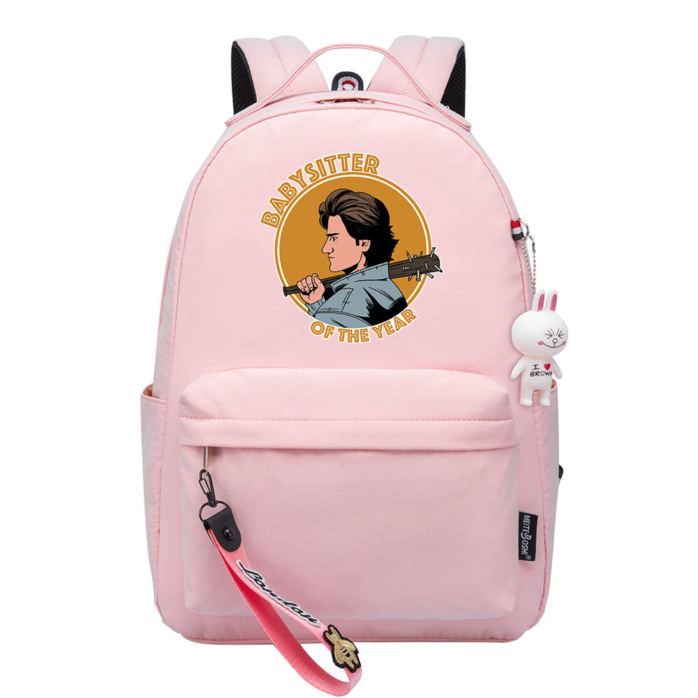 Strangers Things Steve Harrington Cosplay Backpack School Bag Water Proof