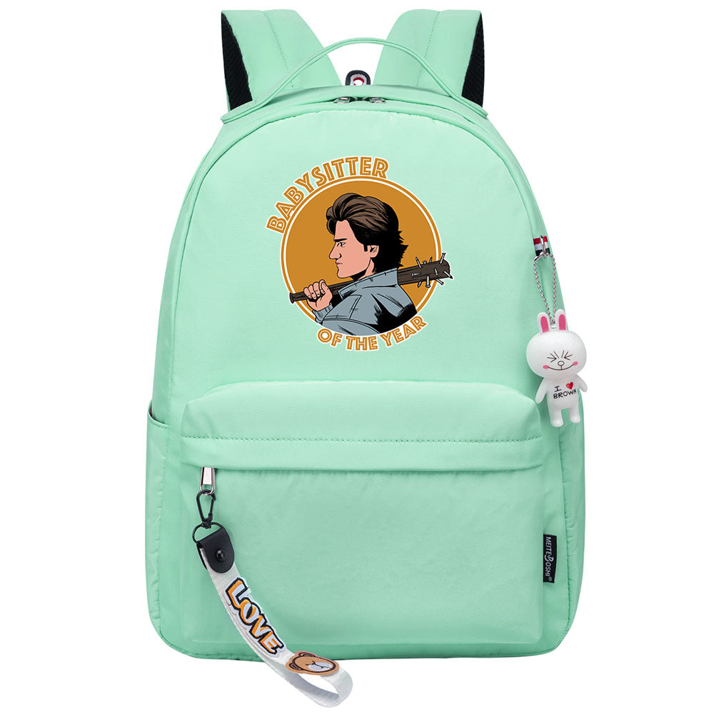 Strangers Things Steve Harrington Cosplay Backpack School Bag Water Proof
