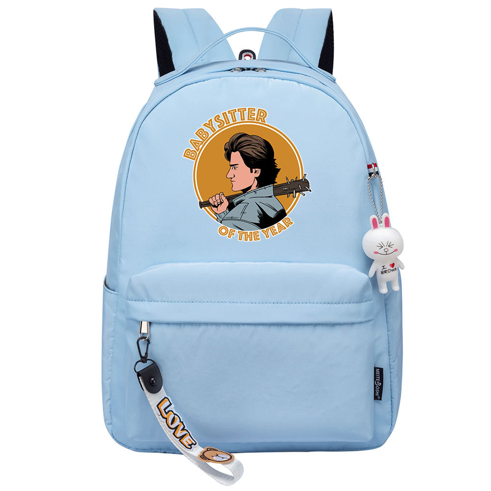 Strangers Things Steve Harrington Cosplay Backpack School Bag Water Proof