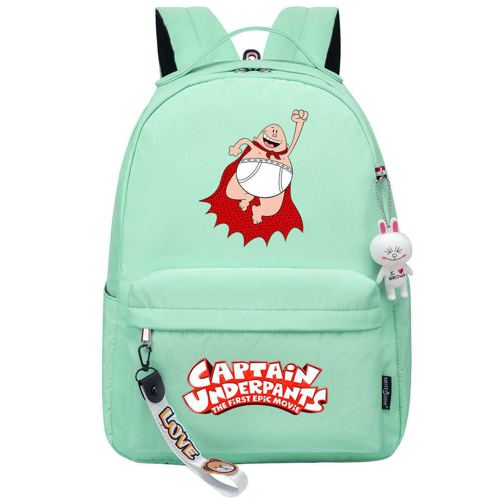 Captain Underpants Backpack Shoolbag Notebook Bag Gifts for Kids Students