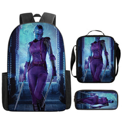 Guardians of the Galaxy Schoolbag Backpack Lunch Bag Pencil Case 3pcs Set Gift for Kids Students