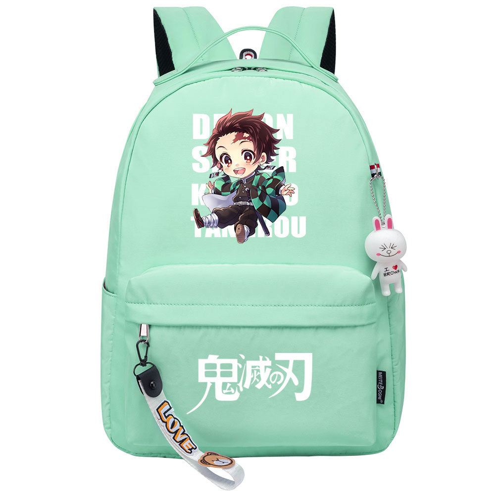 Demon Slayer Kimetsu No Yaiba Kamado Tanjiro Cosplay Backpack School Bag Water Proof