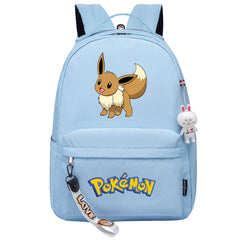 Pokemon Eevee USB Charging Backpack Shoolbag Notebook Bag Gifts for Kids Students