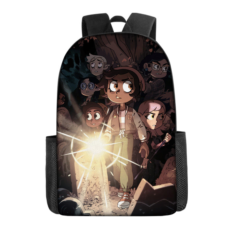 The Owl House Raine Whispers Hunter  Backpack School Sports Bag for Kids Boy Girl