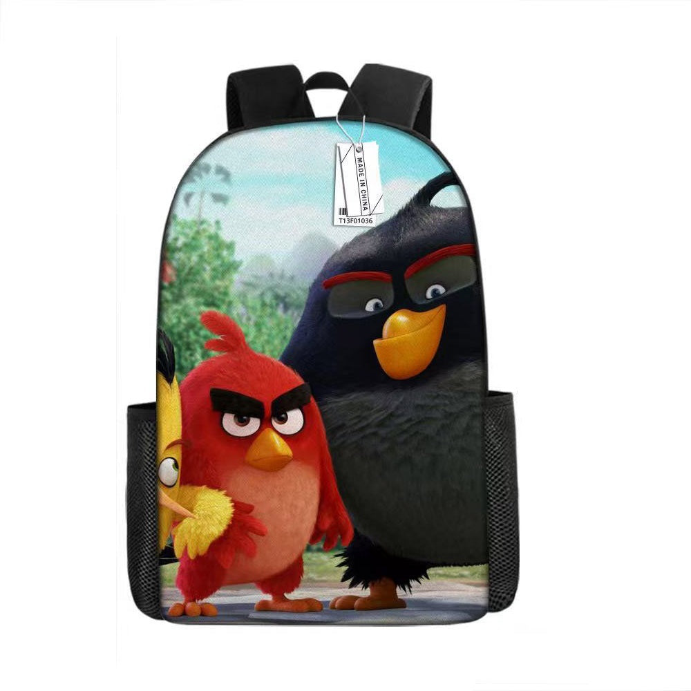 Angry Birds Backpack School Sports Bag