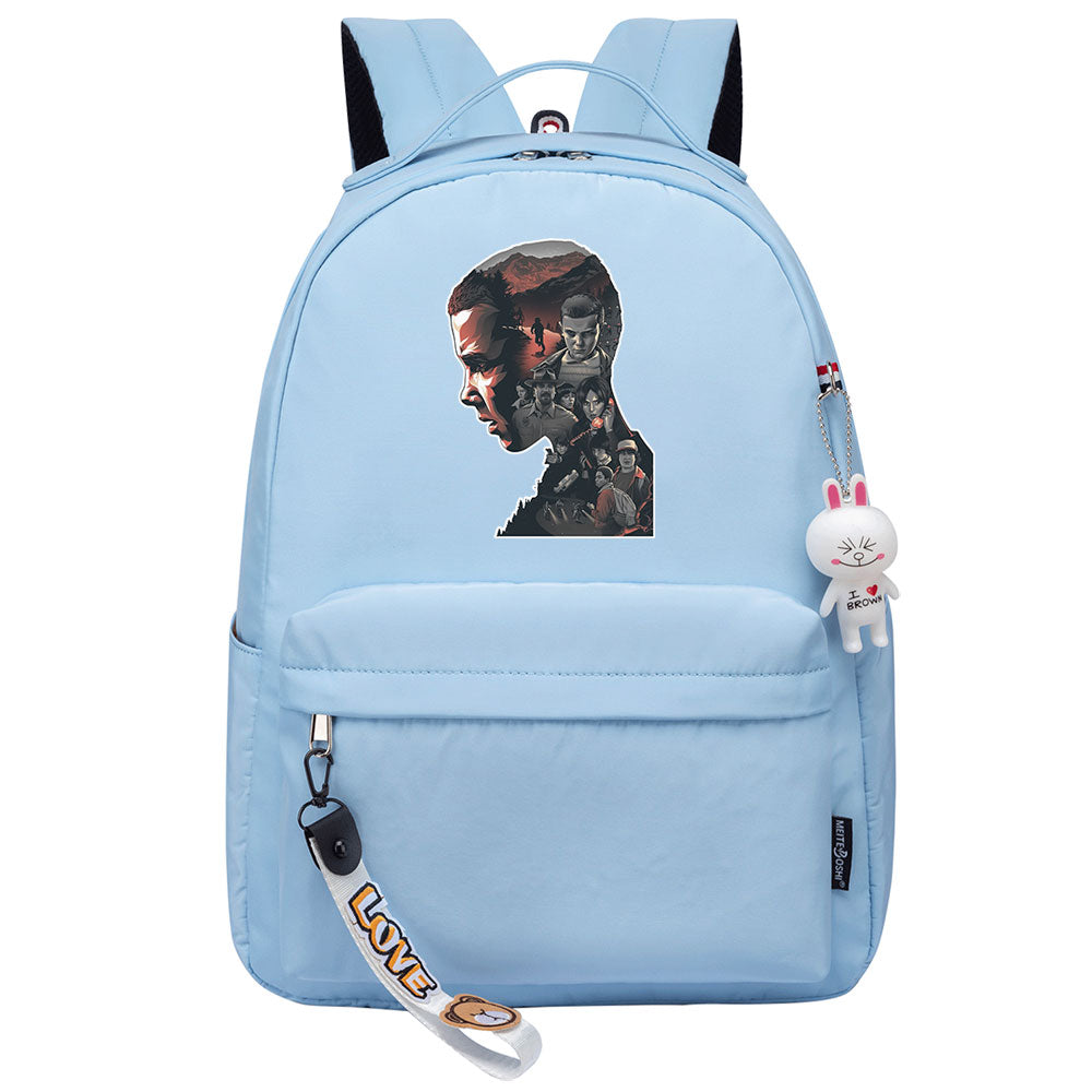 Strangers Things El Cosplay Backpack School Bag Water Proof