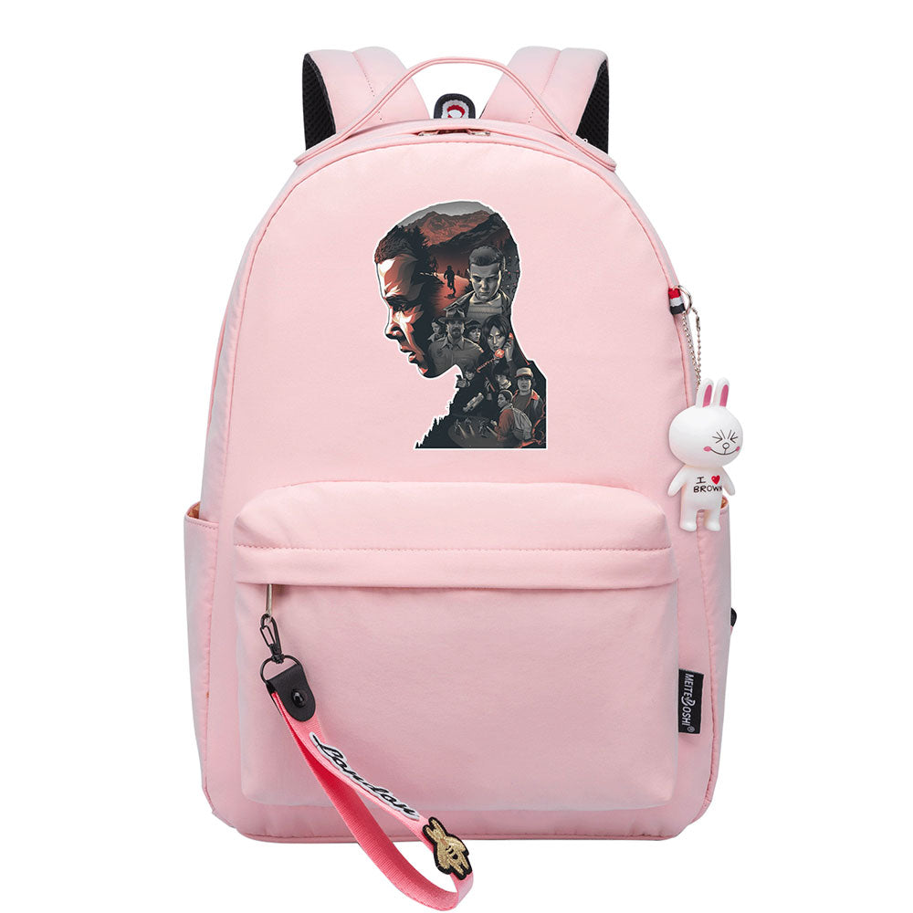 Strangers Things El Cosplay Backpack School Bag Water Proof