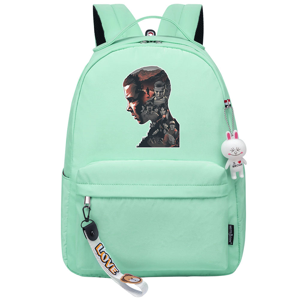 Strangers Things El Cosplay Backpack School Bag Water Proof