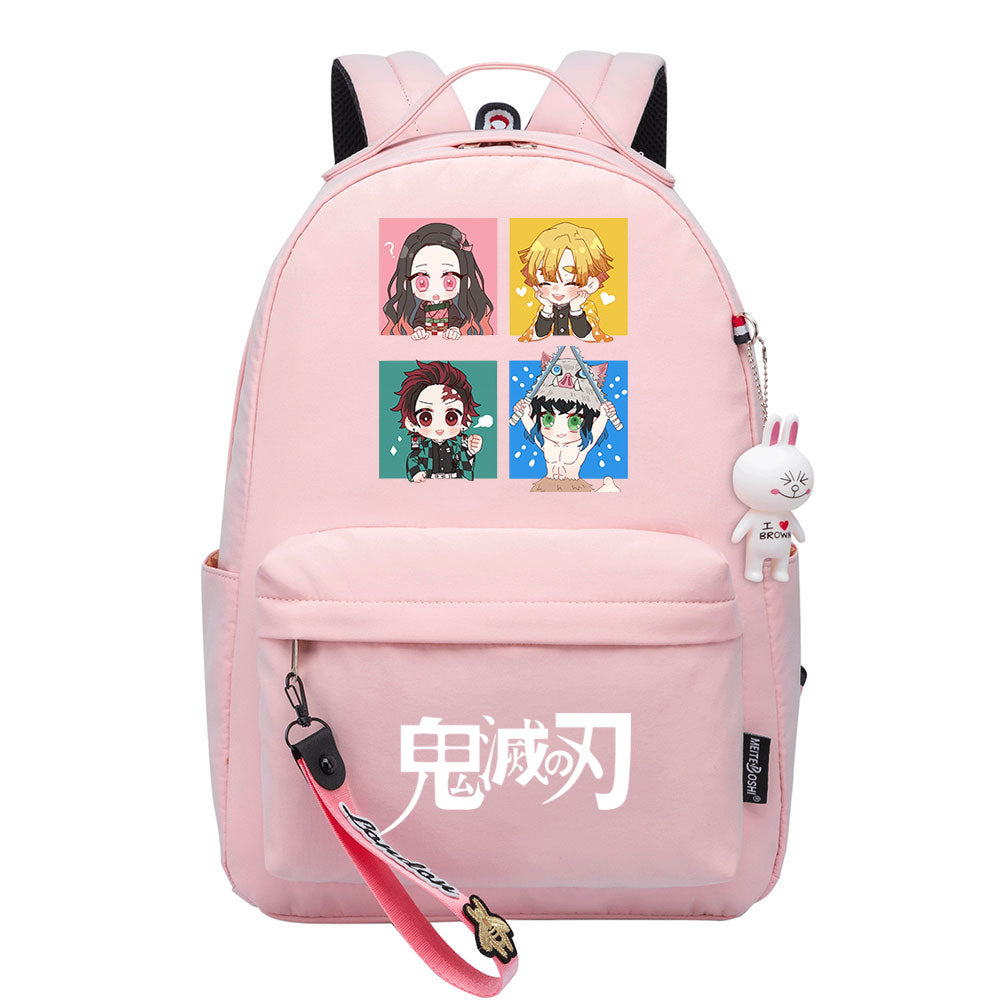 Demon Slayer Kimetsu No Yaiba Cosplay Backpack School Bag Water Proof