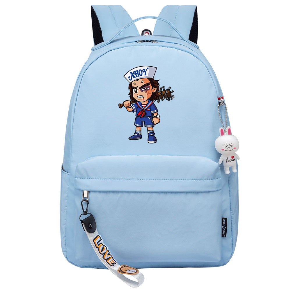 Strangers Things Steve Harrington Cosplay Backpack School Bag Water Proof