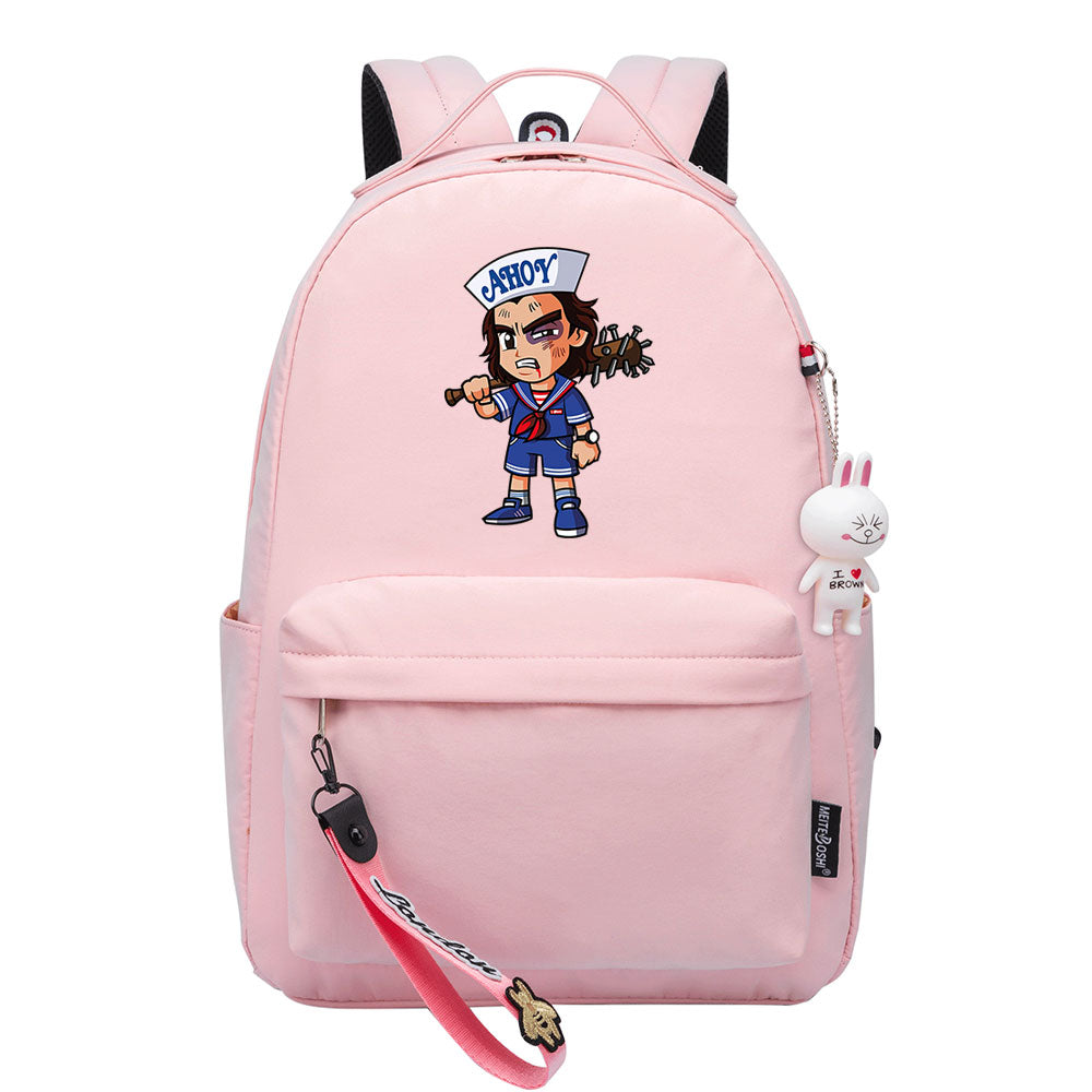 Strangers Things Steve Harrington Cosplay Backpack School Bag Water Proof