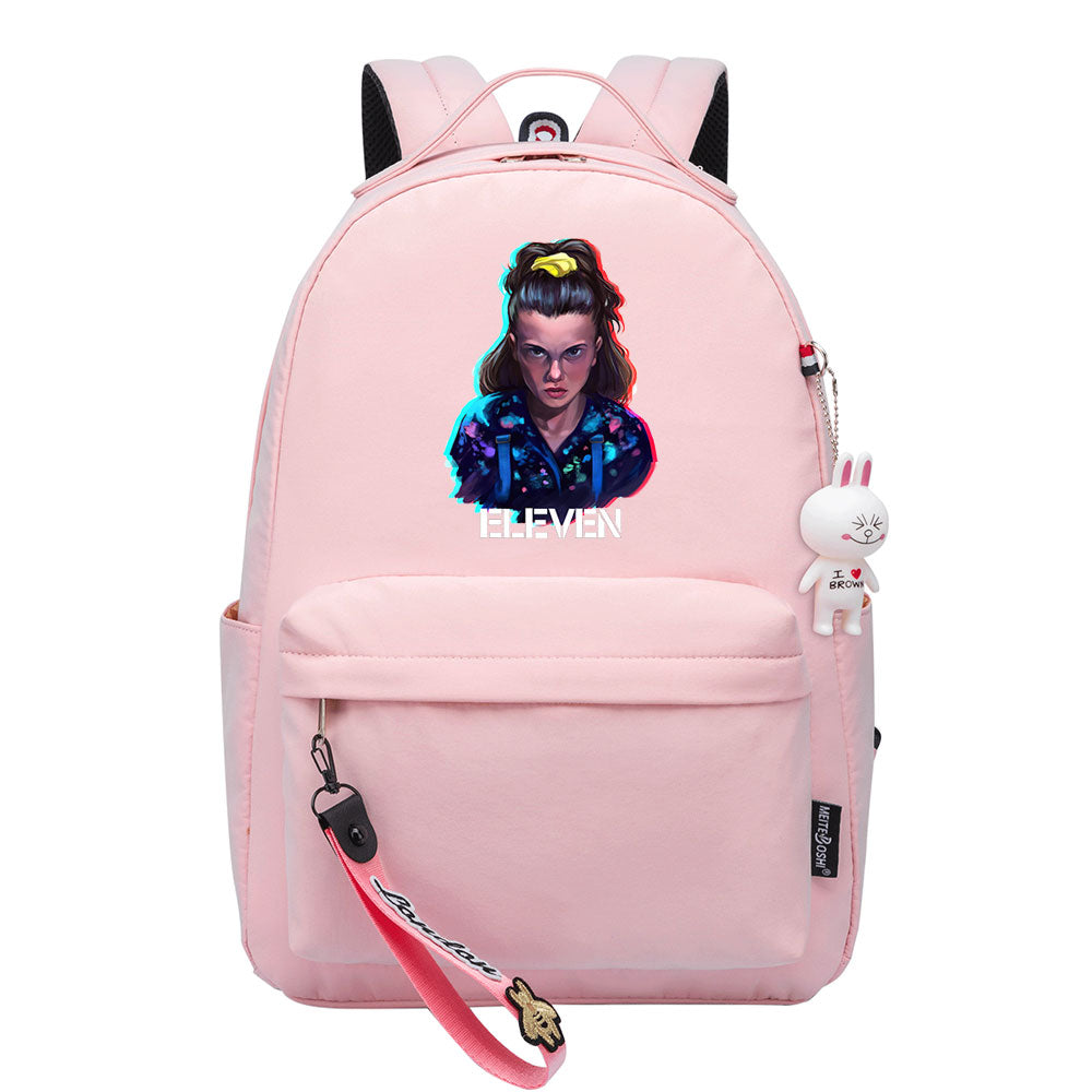 Strangers Things El Cosplay Backpack School Bag Water Proof