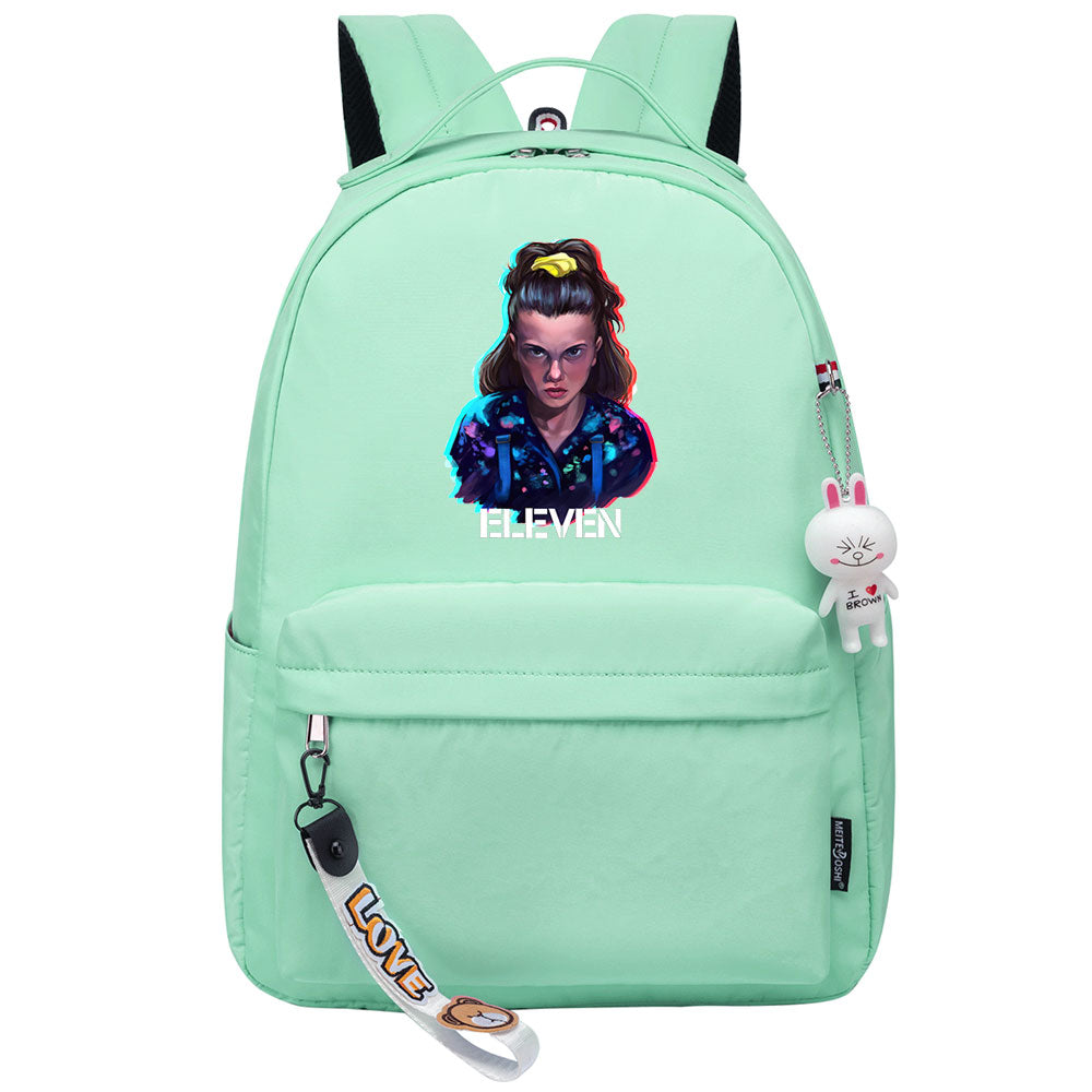 Strangers Things El Cosplay Backpack School Bag Water Proof