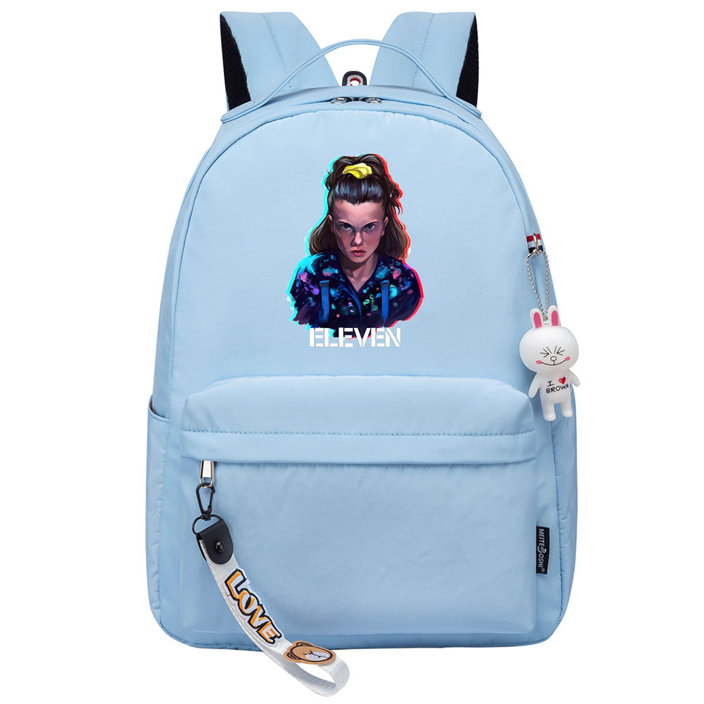 Strangers Things El Cosplay Backpack School Bag Water Proof