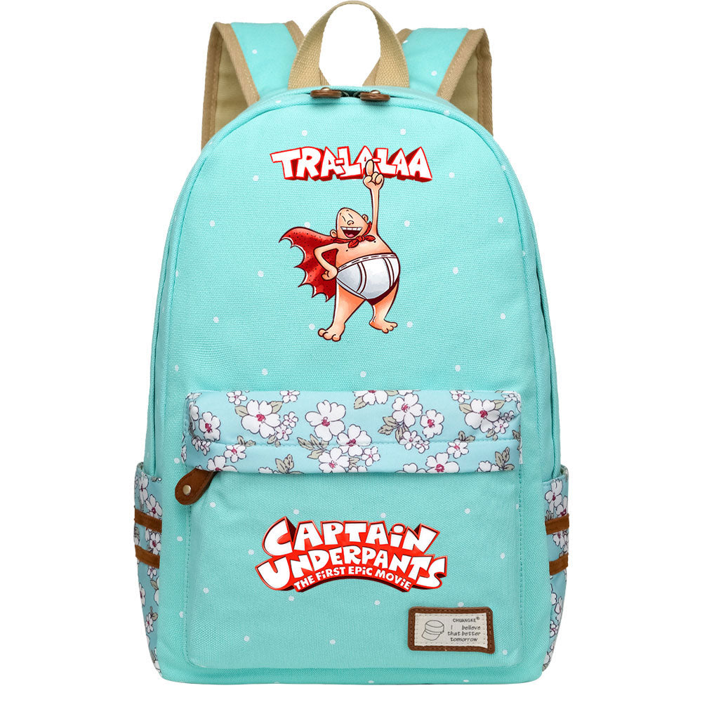Captain Underpants Fashion Canvas Travel Backpack School Bag