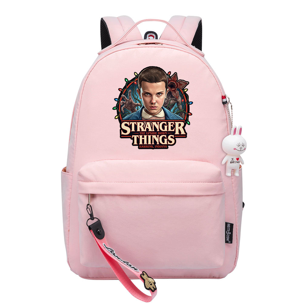 Strangers Things El Cosplay Backpack School Bag Water Proof