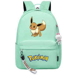Pokemon Eevee USB Charging Backpack Shoolbag Notebook Bag Gifts for Kids Students