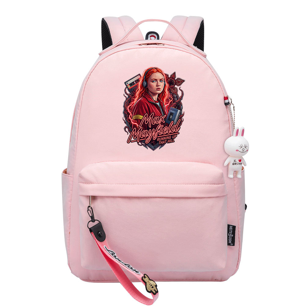 Strangers Things Max Mayfield Cosplay Backpack School Bag Water Proof