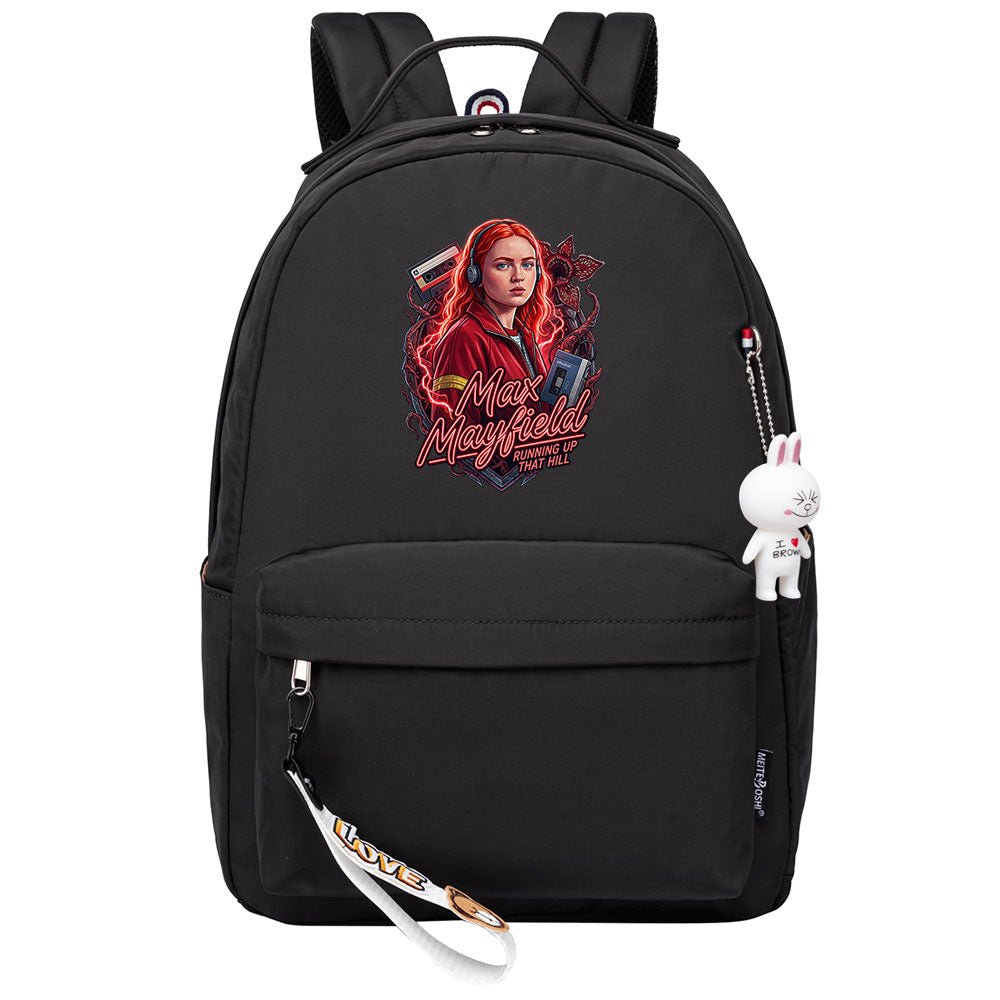 Strangers Things Max Mayfield Cosplay Backpack School Bag Water Proof