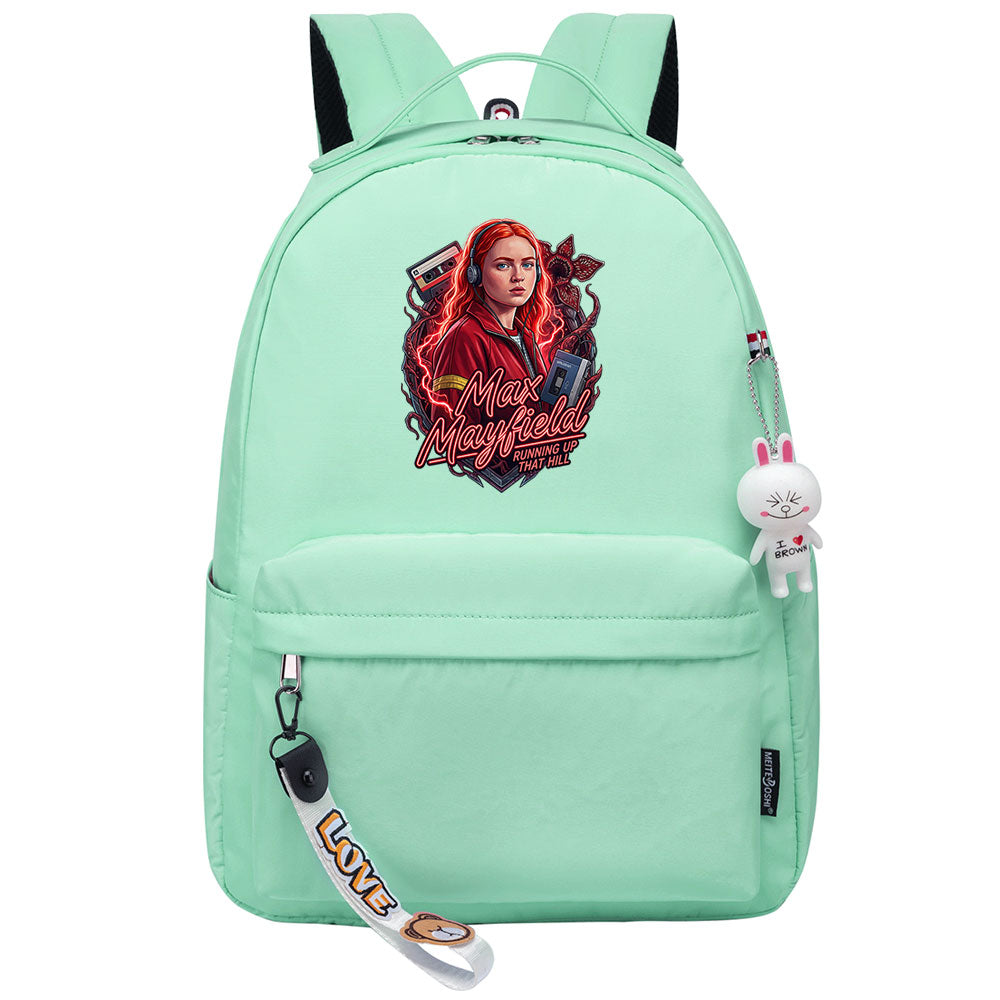 Strangers Things Max Mayfield Cosplay Backpack School Bag Water Proof