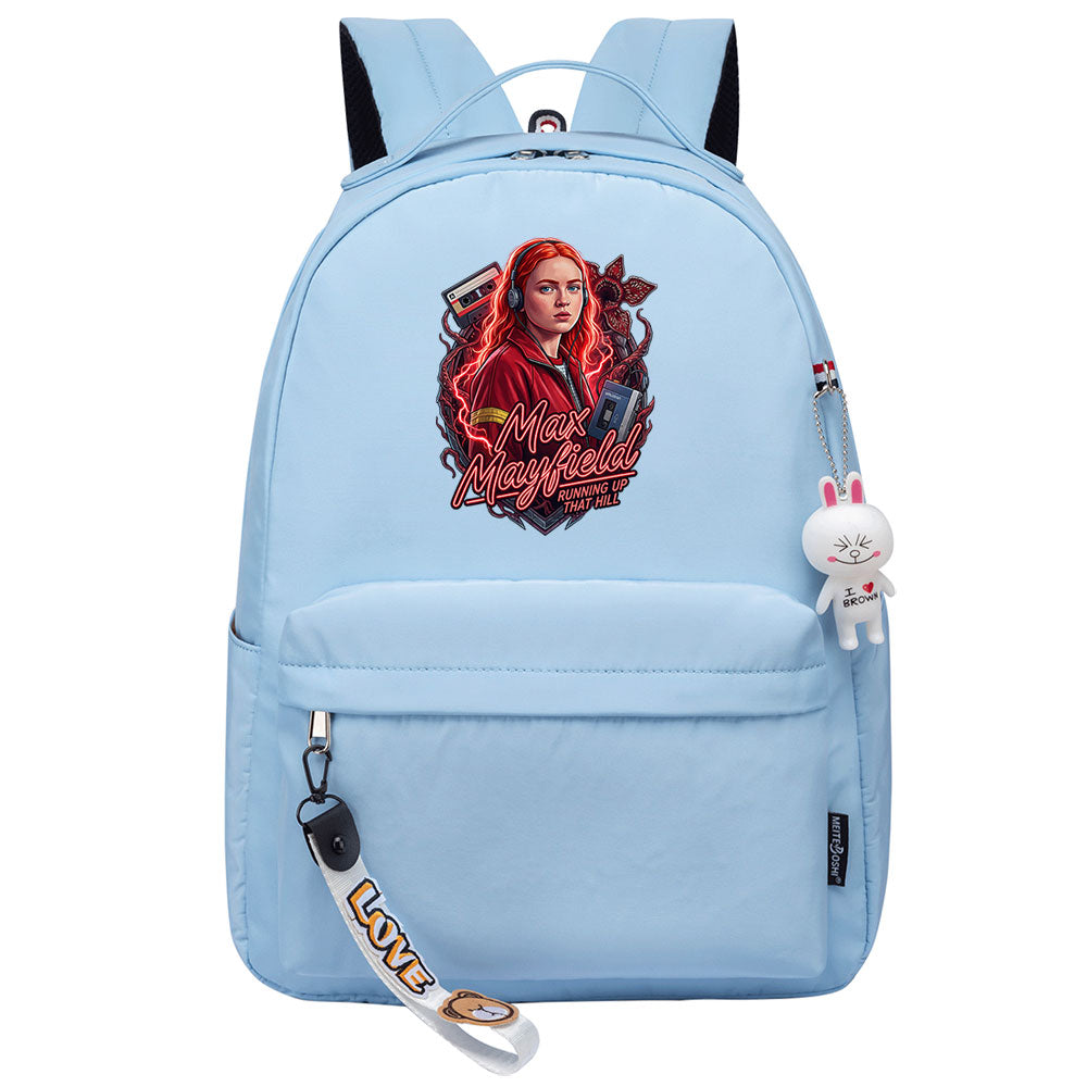 Strangers Things Max Mayfield Cosplay Backpack School Bag Water Proof