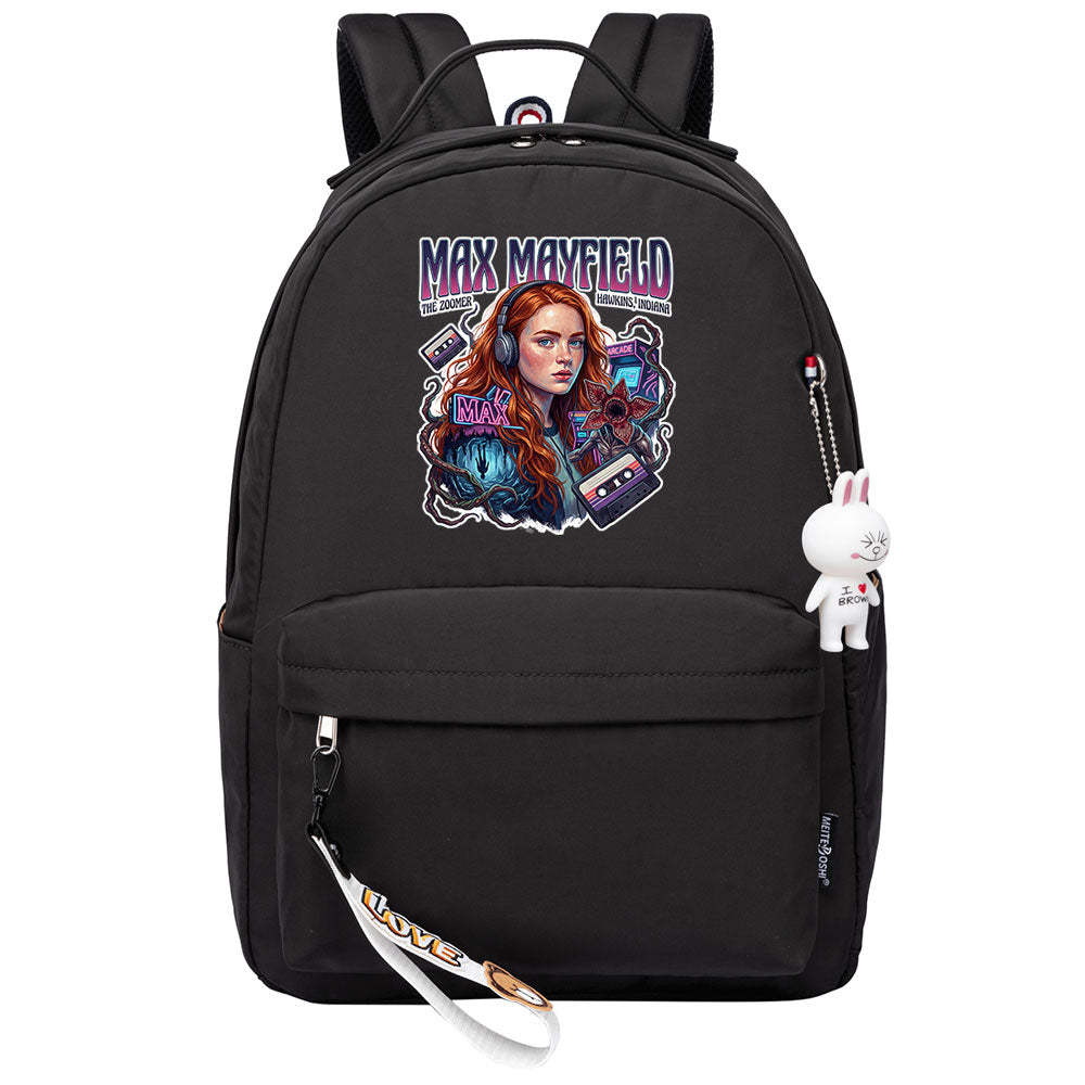Strangers Things Max Mayfield Cosplay Backpack School Bag Water Proof