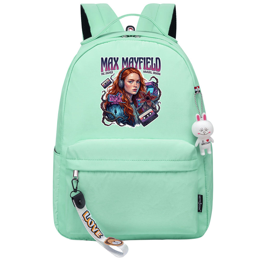 Strangers Things Max Mayfield Cosplay Backpack School Bag Water Proof