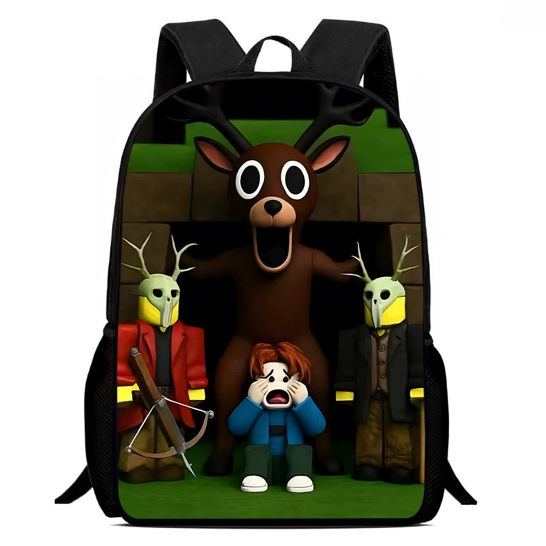 99 Nights in the Forest Backpack School Sports Bag For Primary School Students