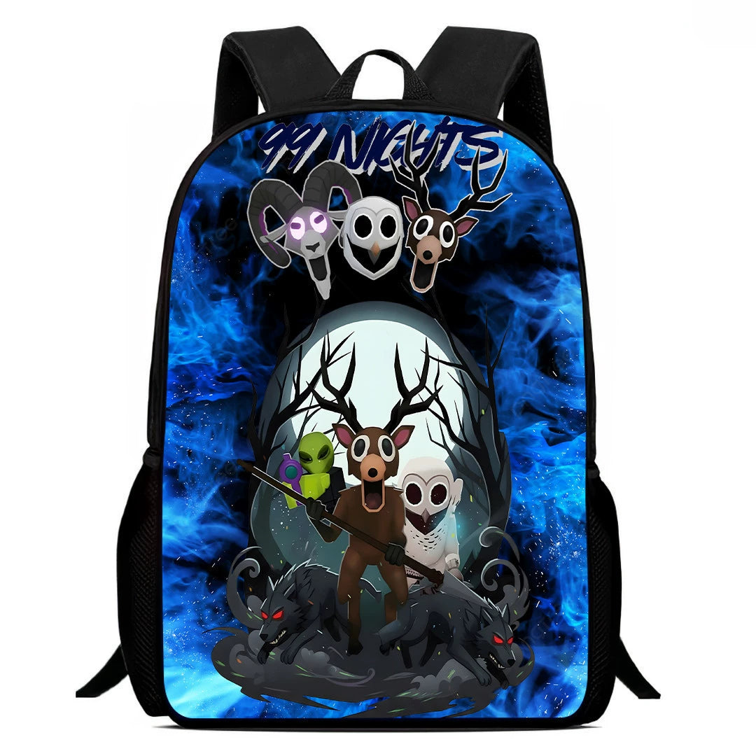 99 Nights in the Forest Backpack School Sports Bag For Primary School Students