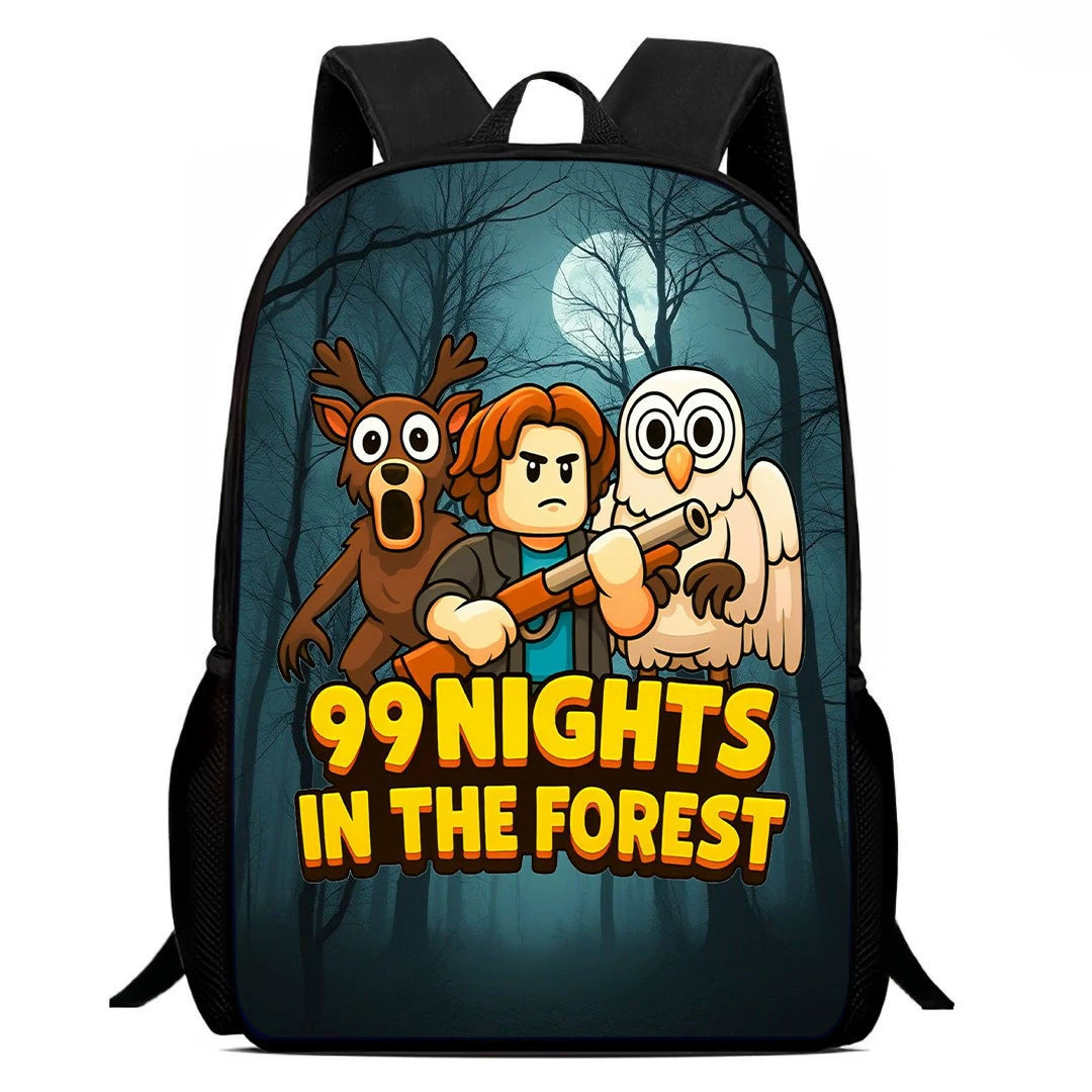 99 Nights in the Forest Backpack School Sports Bag For Primary School Students