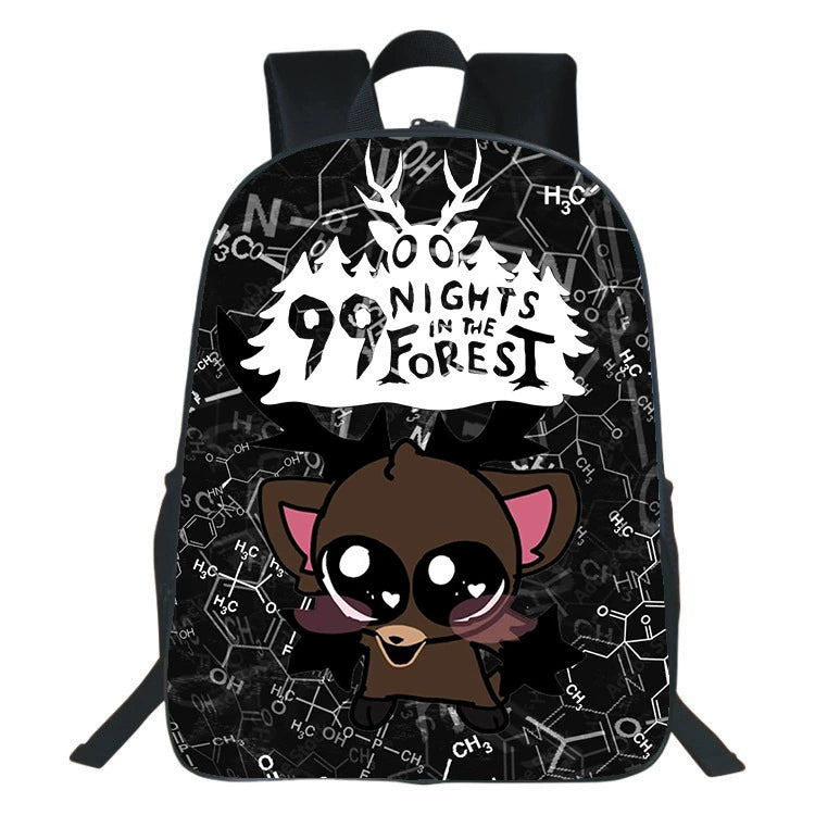 99 Nights in the Forest Backpack School Sports Bag For Primary School Students