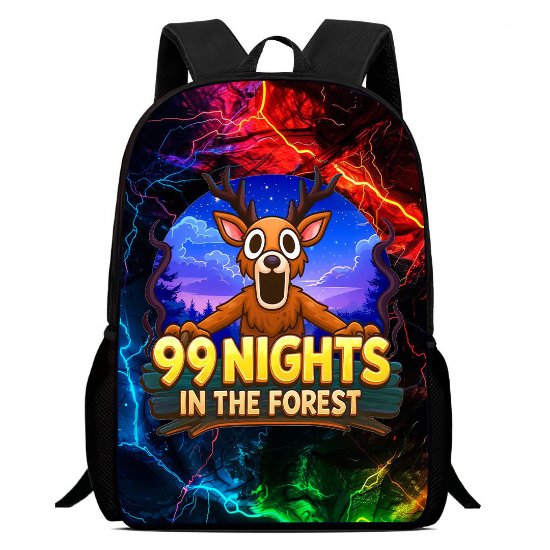 99 Nights in the Forest Backpack School Sports Bag For Primary School Students