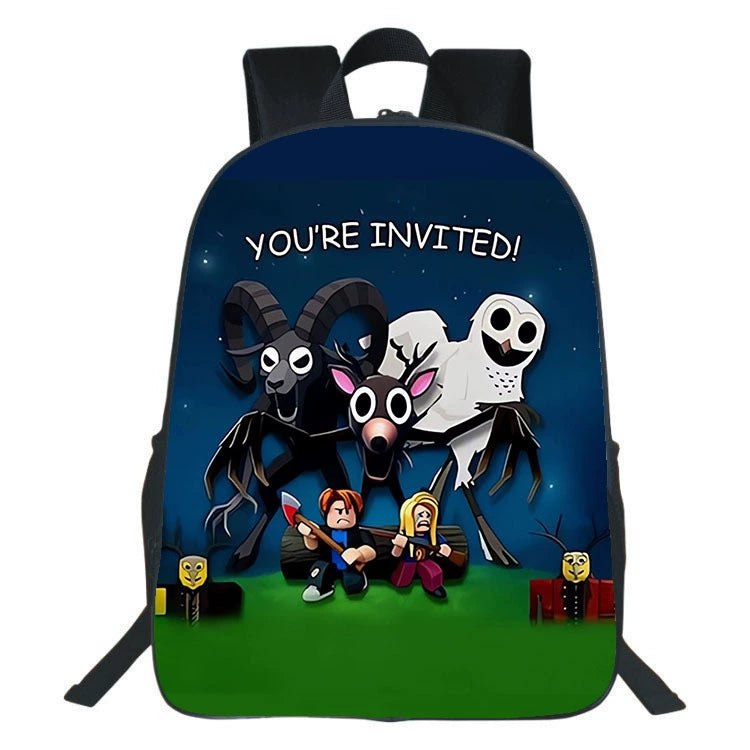 99 Nights in the Forest Backpack School Sports Bag For Primary School Students