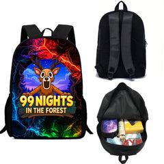 99 Nights in the Forest Backpack School Sports Bag For Primary School Students