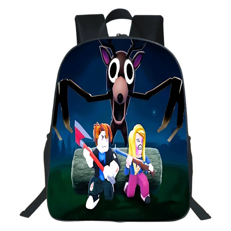 99 Nights in the Forest Backpack School Sports Bag For Primary School Students