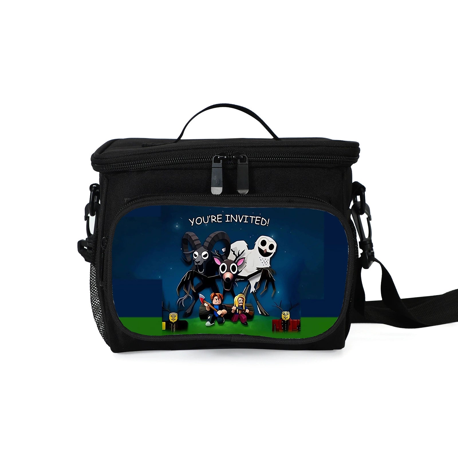 99 Nights in the Forest Portable Lunch Box School Tote Storage Picnic Bag