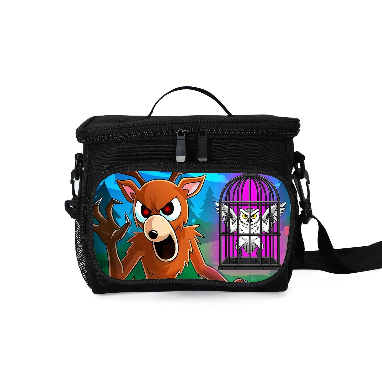 99 Nights in the Forest Portable Lunch Box School Tote Storage Picnic Bag