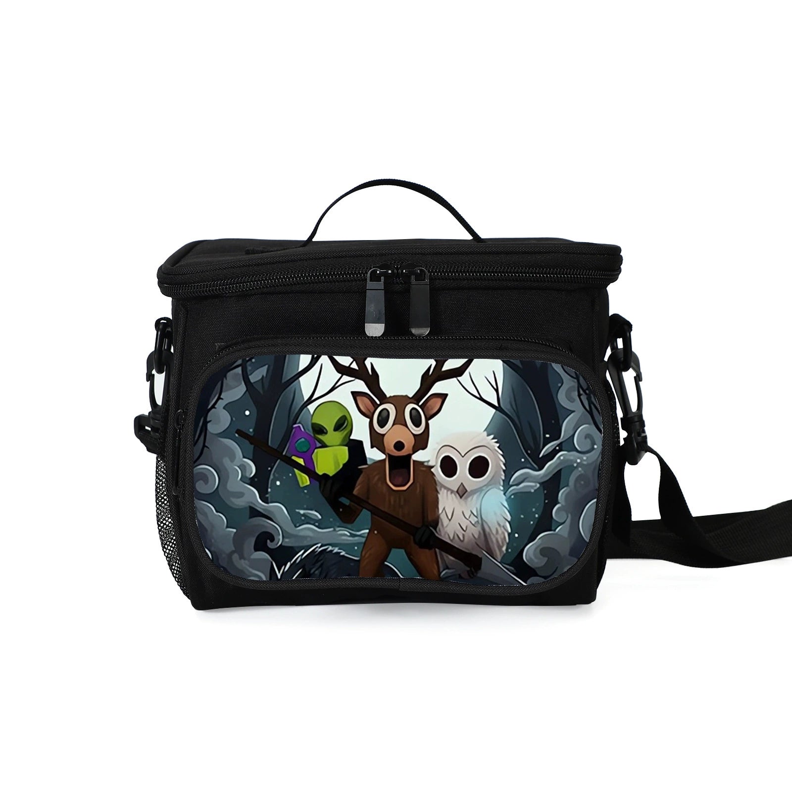 99 Nights in the Forest Portable Lunch Box School Tote Storage Picnic Bag
