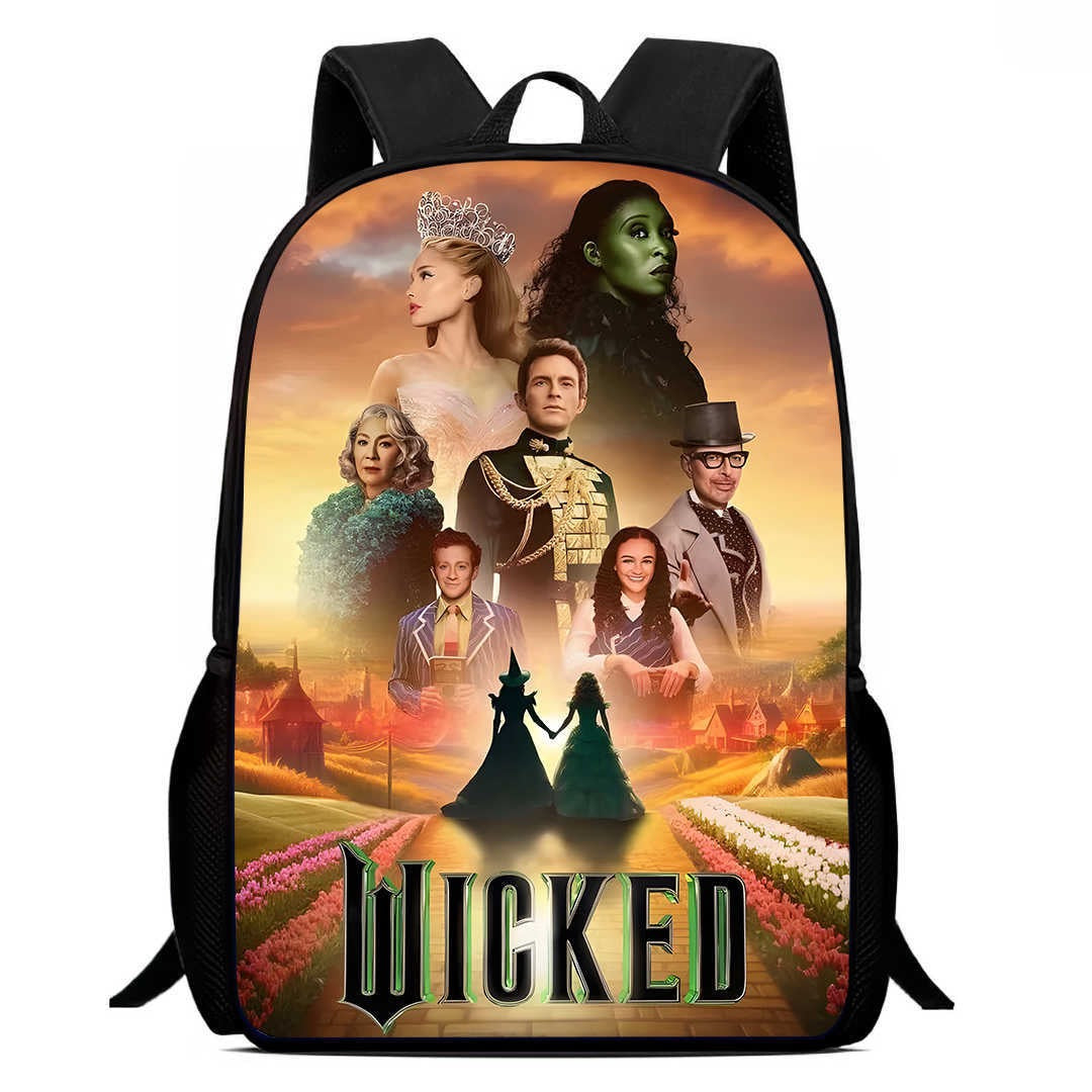 Wicked Part One Backpack School Sports Bag for Kids Boy Girl Kindergarten