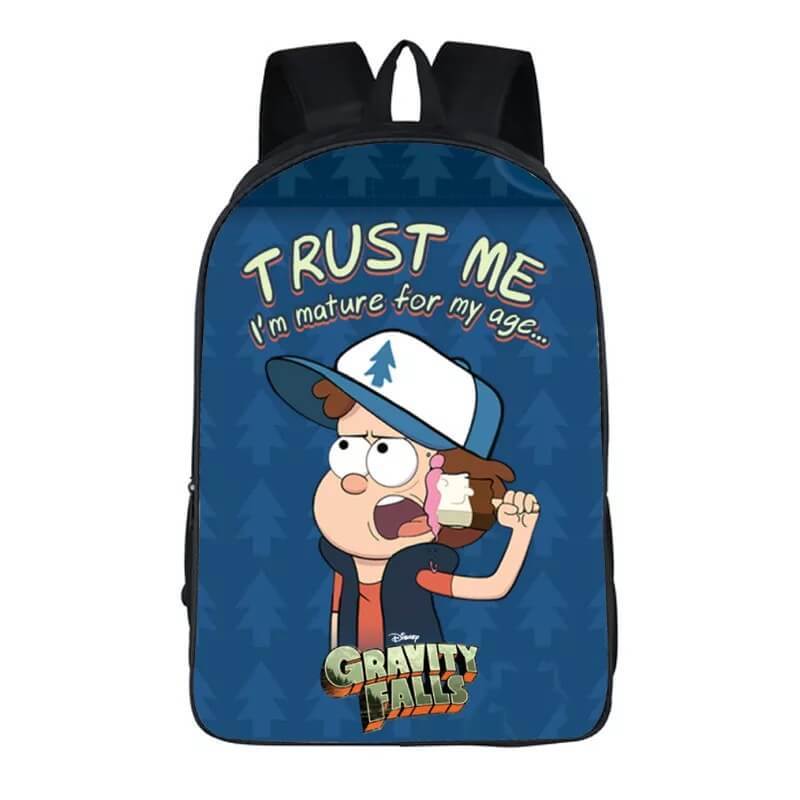 Anime Gravity Falls Backpack School Sports Bag