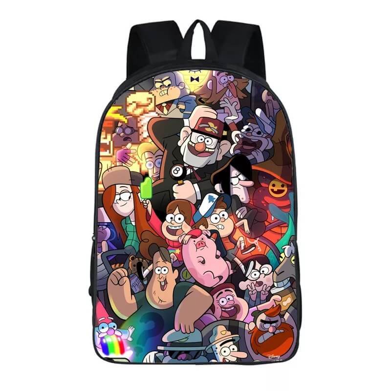Anime Gravity Falls Backpack School Sports Bag