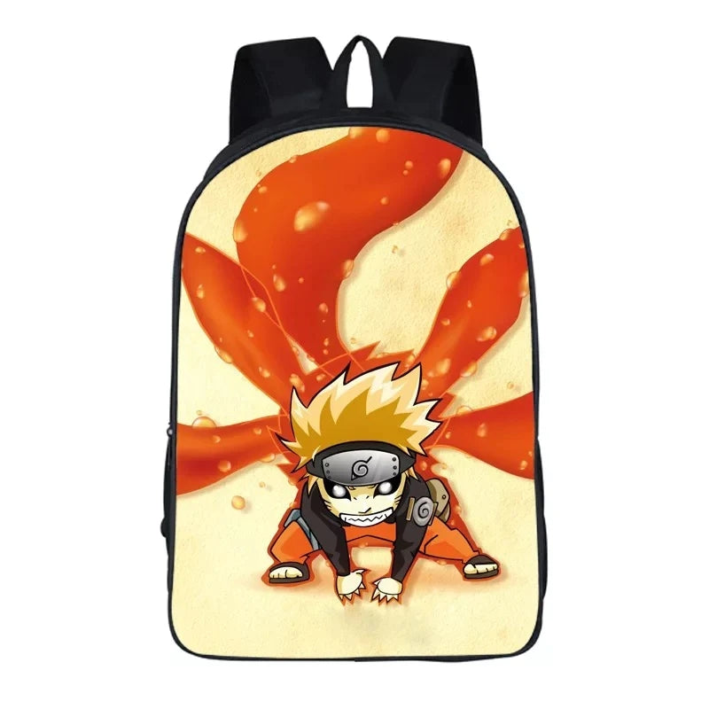 Anime Naruto Backpack School Sports Bag for Kids Boy Girl