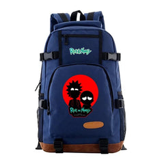 Anime Rick and Morty School Bookbag Travel Backpack Bags