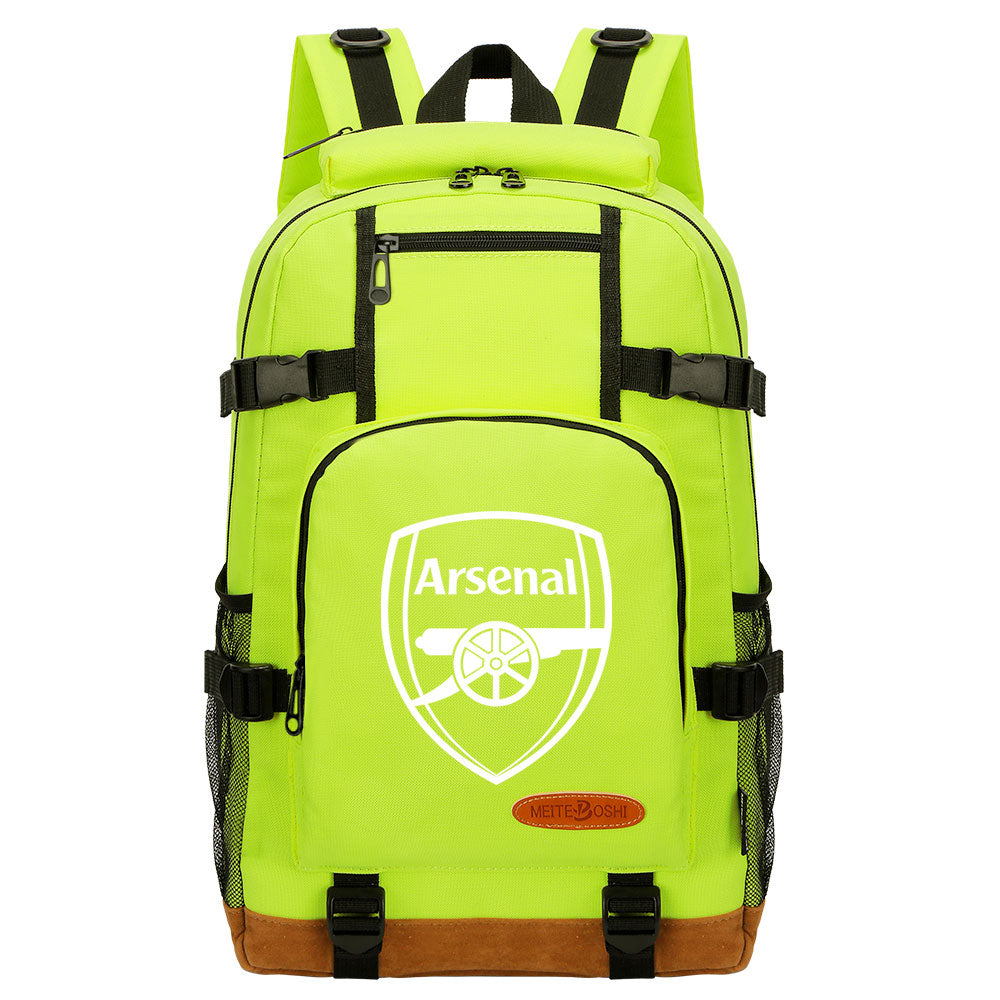 Arsenal Football Club School Bookbag Travel Backpack Bags