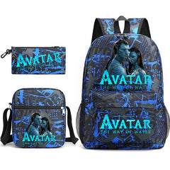 Avatar SchoolBag Backpack Shoulder Bag Book Pencil Bags 3pcs Set